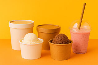Promotions emballages pour glaces et smoothies